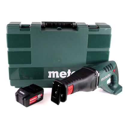 Sierra sable a batería Metabo ASE 18 LTX + 1x batería 5,2Ah + estuche - sin cargador