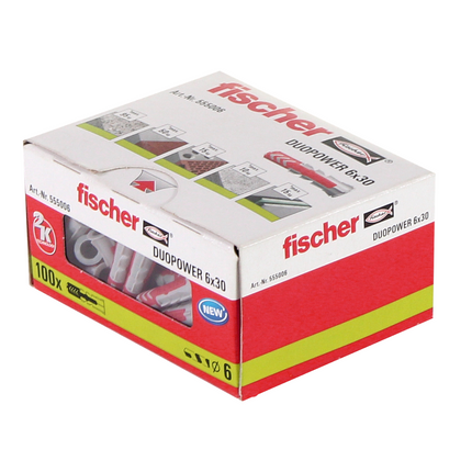 Fischer Spreizdübel DUOPOWER 6x30mm 100 Stk. ( 555006 )