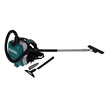 Aspirador de mochila a batería Makita DVC 261 MX15 36V (2x 18V) 2L sin escobillas + 2x batería 4.0Ah - sin cargador