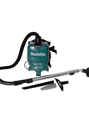 Makita DVC 261 RMX15 Akku Rucksackstaubsauger 36V (2x 18V) 2L Brushless + 2x Akku 4,0Ah + Ladegerät