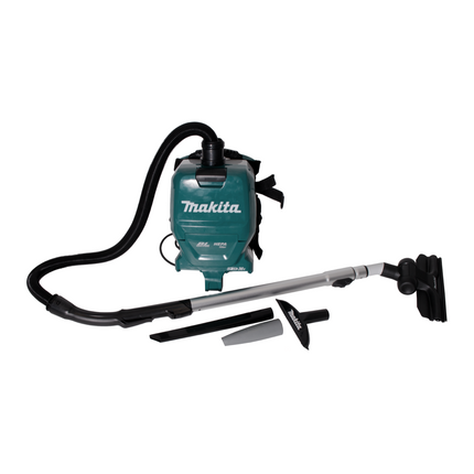 Makita DVC 261 RMX15 Aspirateur à dos sans fil 36V (2x 18V) 2L Brushless + 2x batterie 4,0Ah + chargeur