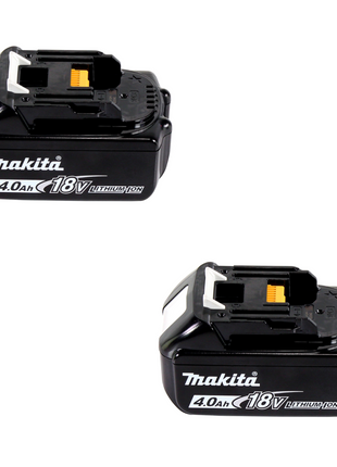 Makita DVC 261 RMX15 Akku Rucksackstaubsauger 36V (2x 18V) 2L Brushless + 2x Akku 4,0Ah + Ladegerät