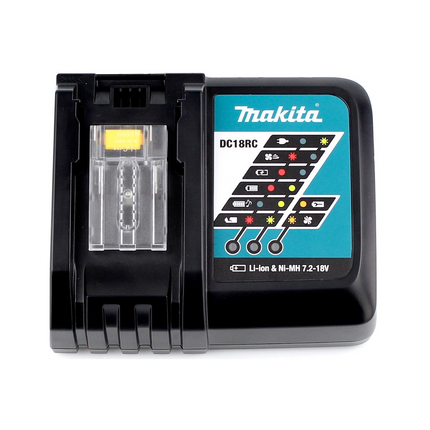 Makita DVC 261 RMX15 Aspirateur à dos sans fil 36V (2x 18V) 2L Brushless + 2x batterie 4,0Ah + chargeur