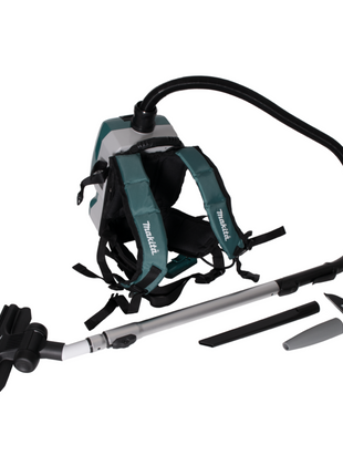 Makita DVC 261 GX15 Akku Rucksackstaubsauger 36V (2x 18V) 2L Brushless + 2x Akku 6,0Ah - ohne Ladegerät