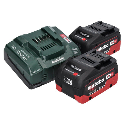Metabo SSW 18 LTX 300 BL Atornillador de impacto a batería 18 V 300 Nm 1/2" sin escobillas + 2x batería 8,0 Ah + cargador + metaBOX