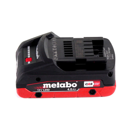 Martillo combinado a batería Metabo KHA 18 LTX 18V + 1x batería 4.0Ah + maletín - sin cargador