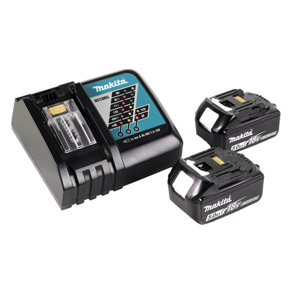 Trapano a percussione a batteria Makita DHR 242 RTJ 18V 2.0J SDS-plus Brushless + 2x batteria ricaricabile 5.0Ah + caricabatterie + Makpac