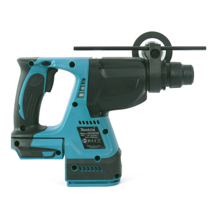 Taladro percutor a batería Makita DHR 242 RGJ 18V 2.0J SDS-plus sin escobillas + 2x batería 6.0Ah + cargador + Makpac