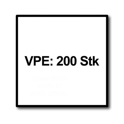 Tornillo hormigón Fischer ULTRACUT FBS II 8x80mm 30/15 200 piezas Cabeza hexagonal SW13 arandela TX40 galvanizado (536853) + Broca hormigón acero SDS-Plus 10x215 (B-58213)
