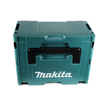 Sierra de calar pendular a batería Makita DJV 181 T1J 18V sin escobillas + 1x batería 5.0Ah + Bosch 15 piezas. Juego de hojas de sierra de calar + Makpac - sin cargador