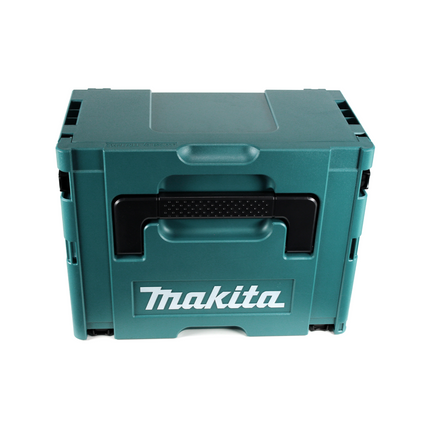 Sierra de calar pendular a batería Makita DJV 181 ST1J 18V sin escobillas + 1x batería 5.0Ah + Bosch 15 piezas. Juego de hojas de sierra de calar + Makpac + cargador