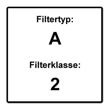 Dräger X-plore 3300 Masque de protection respiratoire, Demi-masque pour filtre à baïonnette taille M + 2x X-plore A2 Filtre à gaz à baïonnette ( 6738873 )