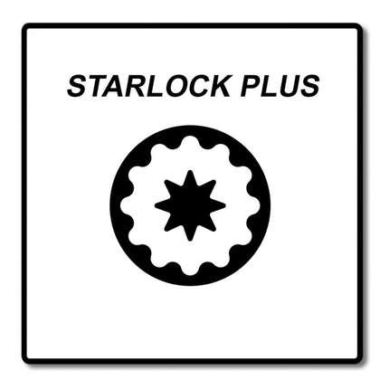 Juego de accesorios FEIN Best of E-Cut SL PLUS 6 piezas (35222942050) Hojas de sierra Starlock Plus para osciladores multiherramienta