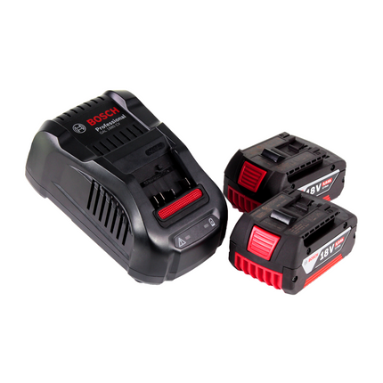 Taladro percutor inalámbrico Bosch GBH 18 V-EC 18V 1.7J SDS-plus sin escobillas + 2x baterías 5.0Ah + cargador + accesorios brocas de vaso + L-Boxx
