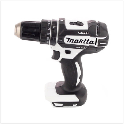 Makita DHP 482 RTJ W Akku Schlagbohrschrauber 18 V 62Nm + 2x Akkus 5,0Ah + Ladegerät im Makpac 2 - Toolbrothers