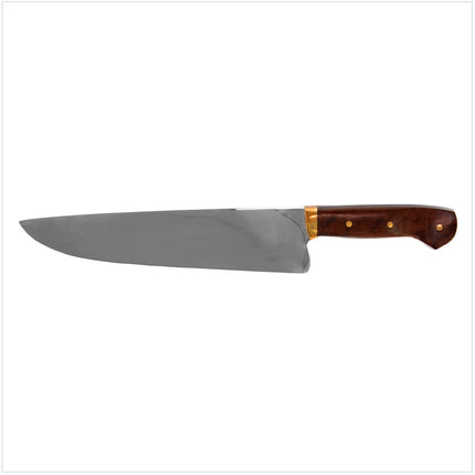 Serra Grande "Picanheira" Coltello da cucina tradizionale brasiliano forgiato a mano, lama da 25,4cm + Fodero in vera pelle