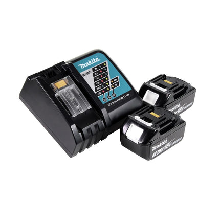 Makita DUT 130 RF cordless mixer 18V M14 Brushless + 2x rechargeable battery 3.0Ah + charger
