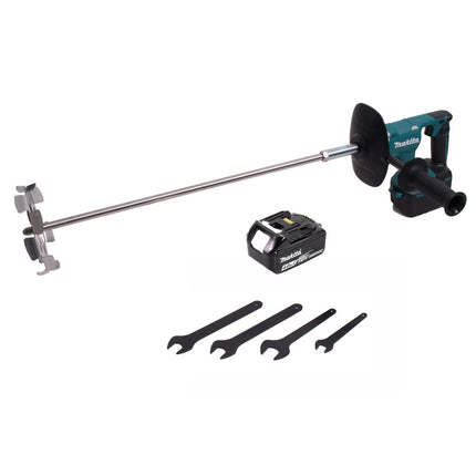 Makita DUT 130 M1 batidora sin cable 18V M14 Brushless + 1x batería 4,0Ah - sin cargador