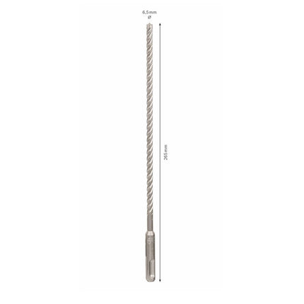 Bosch Hammerbohrer SDS-plus 7X Bohrer 6,5x200x265mm Carbide ( 2608576125 ) PGM zertifiziert