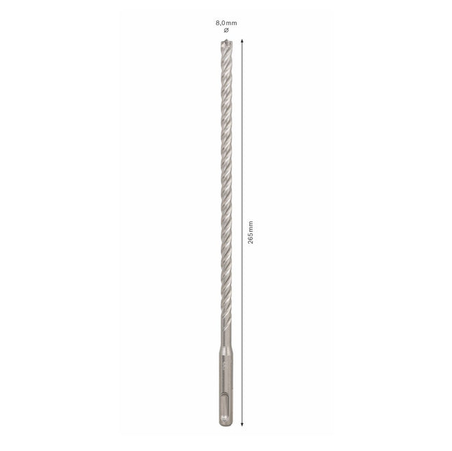 Bosch Hammerbohrer SDS-plus 7X Bohrer 8x200x265mm Carbide ( 2608576133 ) PGM zertifiziert