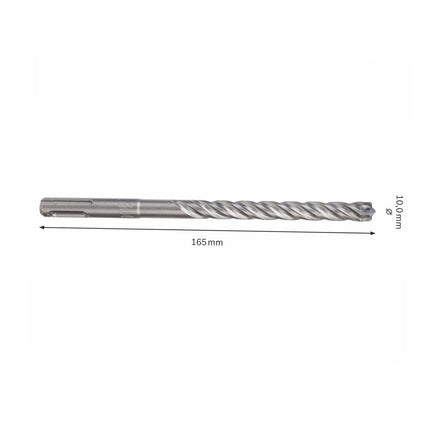 Bosch Hammerbohrer SDS-plus 7X Bohrer 10x100x165mm Carbide ( 2608576140 ) PGM zertifiziert