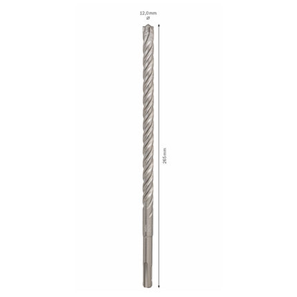 Bosch Broca para martillo SDS-plus 7X / 12 x 200 x 265mm / Carburo ( 2608576151 )