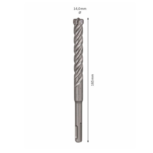 Bosch Broca para martillo perforador SDS-plus 7X / 14x100x165 mm / Carburo ( 2608576158 )