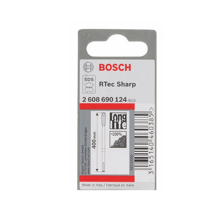 Cincel plano Bosch R-Tec Sharp SDS-max 400x25mm (2608690124) Autoafilable de larga duración