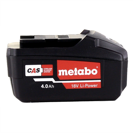 Metabo Battery Set : 2x Li-Power Batteries 4.0 Ah 18 V CAS Li-Ion - charge level indicator (2x 625591000)