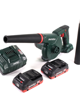 Metabo AG 18 cordless blower 18 V + 2x LiHD battery 4.0 Ah + charger