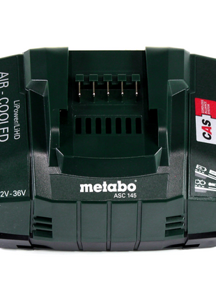 Metabo AG 18 cordless blower 18 V + 2x LiHD battery 4.0 Ah + charger