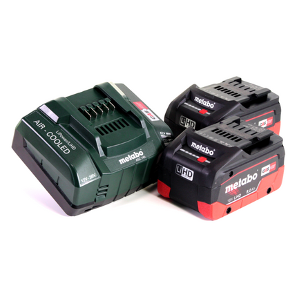 Sierra de calar a batería Metabo STA 18 LTX 140 18 V + 2x baterías 8,0 Ah + cargador + metaBOX