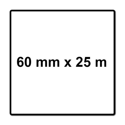 Meisterling Nastro adesivo 60 mm x 25 m ( 006300000120 ) - a dispersione acrilica