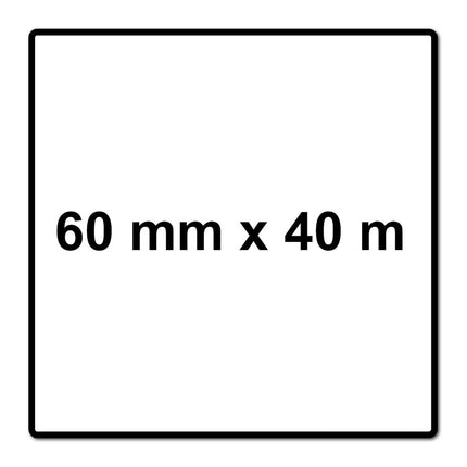 Cinta adhesiva de papel Kraft Meisterling 60 mm x 40 m (006300000130) Cinta adhesiva de dispersión acrílica