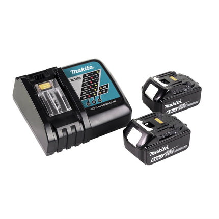 Taladro percutor inalámbrico Makita DHP 456 RGJ 18 V 50 Nm + Makpac + 2x batería 6,0Ah + cargador