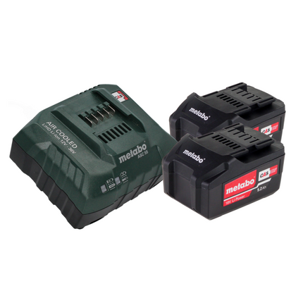 Sierra sable a batería Metabo SSE 18 LTX BL sierra alternativa 18 V sin escobillas (602267650) + 2x batería 5,2 Ah + cargador + metaBOX