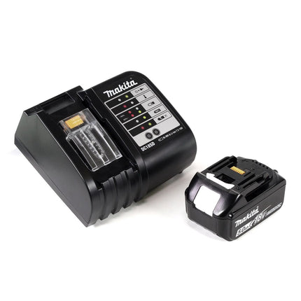 Makita DHP 482 STTKW perceuse à percussion sans fil 18 V 62 Nm + 1 batterie 5,0 Ah + chargeur + jeu d'accessoires 101 pièces + mallette