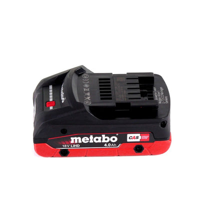 Metabo SCV 18 LTX BL 1.6 Akku Blechschere 18 V Brushless + 1x LiHD Akku 4,0 Ah + MetaLoc - ohne Ladegerät