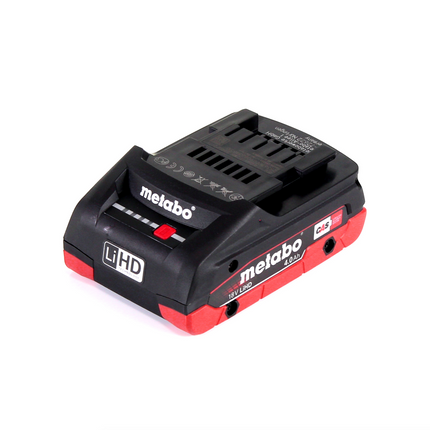 Lima de banda de batería Metabo BF 18 LTX 90 18 V 90 mm + 1x batería LiHD 4,0 Ah - sin cargador