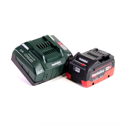 Lima de banda de batería Metabo BF 18 LTX 90 18 V 90 mm + 1x batería LiHD 8,0 Ah + cargador