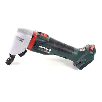 GRATIS 3 años de servicio completo protección integral Metabo NIV 18 LTX BL 1.6 Nibbler de batería 18 V sin escobillas (601614840) Solo nibbler + MetaLoc - sin batería, sin cargador