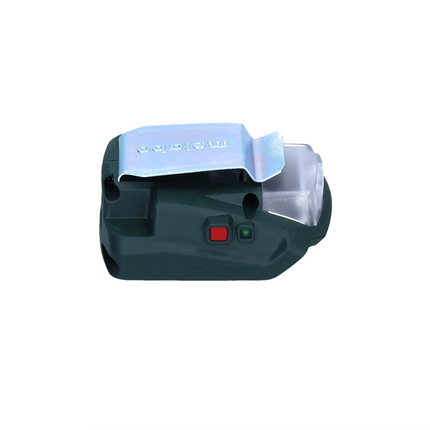 Juego básico de adaptador de corriente para batería Metabo PA 14.4-18 LED-USB con 1 batería LiHD de 5,5 Ah - sin cargador