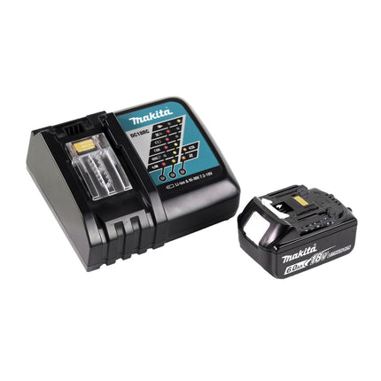 Makita DCO 180 RG1J Cordless rotary cutter 18 V 30,000 rpm + 1x rechargeable battery 6.0 Ah + charger + Makpac