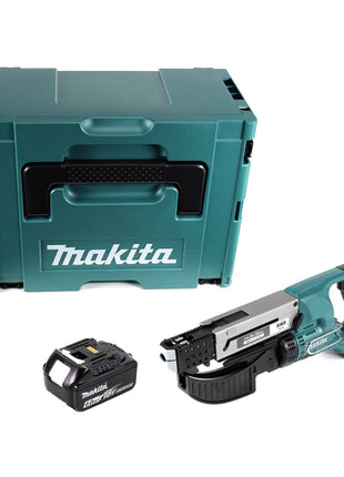 Makita DFR 550 G1J Akku Magazinschrauber 18 V 25 - 55 mm + 1x Akku 6,0 Ah + Makpac - ohne Ladegerät