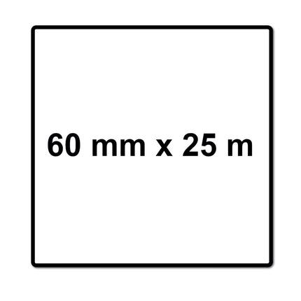 Cinta Meisterling Tyvek 60 mm x 25 m 4 piezas (4x 006300000210) Tyvek spunbond resistente al desgarro