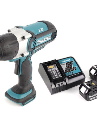 Makita BTW 450 RFE 18 V Li-ion Akku-Schlagschrauber + 2x Makita BL1830 B Akku + DC18RC Lader + Koffer - Toolbrothers
