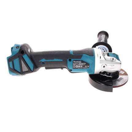 Makita DGA 519 ZJ Cordless angle grinder 18 V 125 mm Brushless X-Lock Solo + Makpac - without battery, without charger