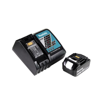 Makita DGA 519 RF1J Amoladora angular sin cable 18 V 125 mm Brushless X-Lock + 1x batería recargable 3,0 Ah + cargador + Makpac