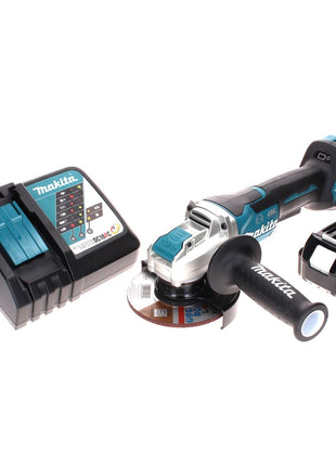 Makita DGA 519 RG1 Meuleuse d'angle sans fil 18 V 125 mm Brushless X-Lock + 1x batterie 6,0 Ah + chargeur