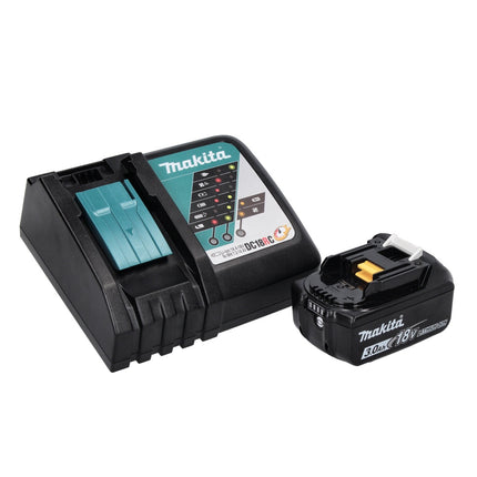 Makita DKP 181 RF1J Akku Hobel Falzhobel 82 mm 18 V Brushless + 1x Akku 3,0 Ah + Ladegerät + Makpac